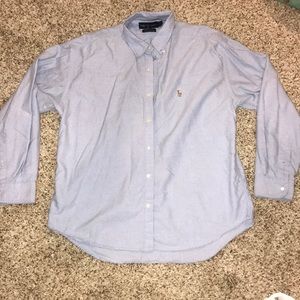 Ralph Lauren Blue Long Sleeve Button Up